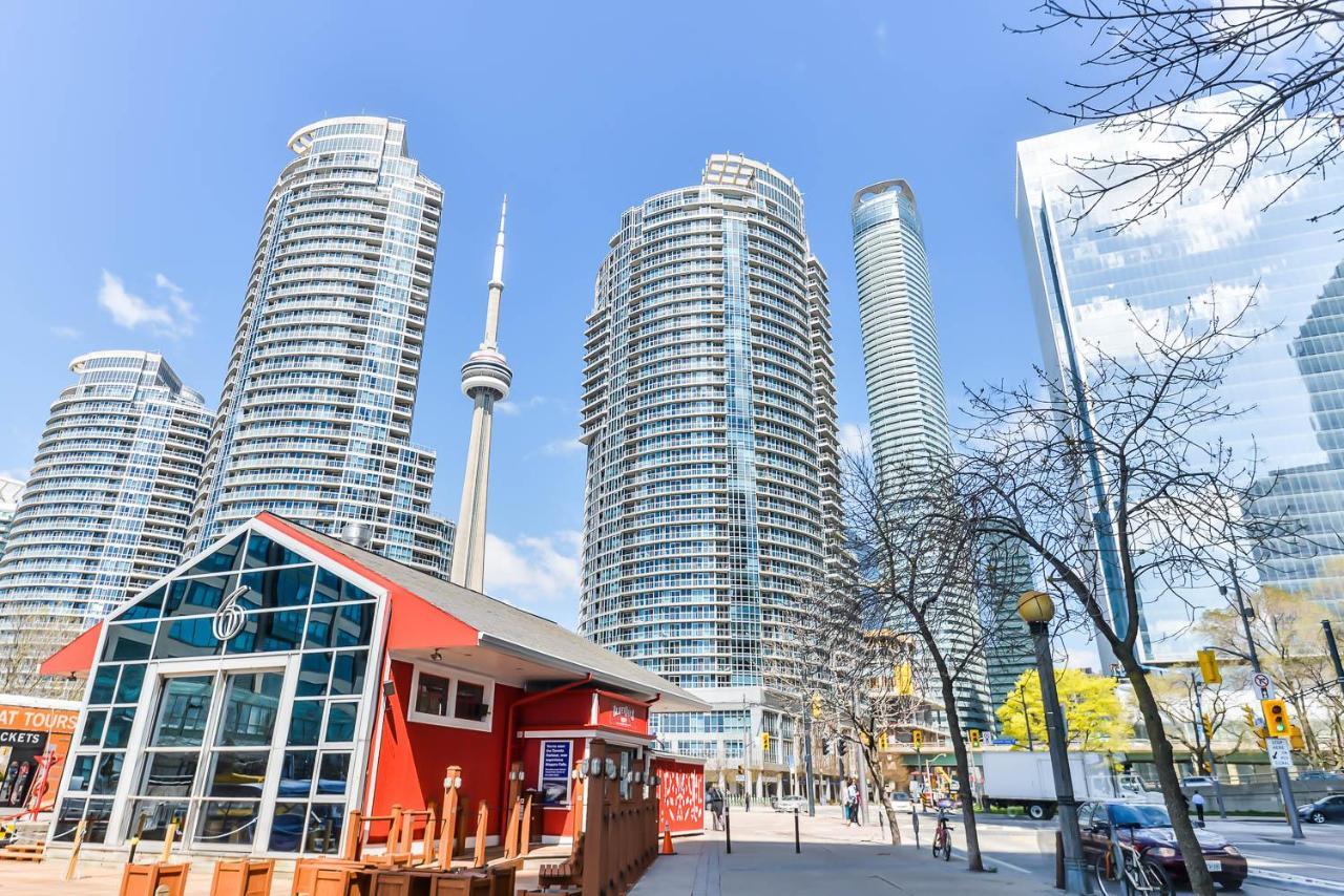 Condo Downtown, Cn Tower, Financial District Toronto Kültér fotó