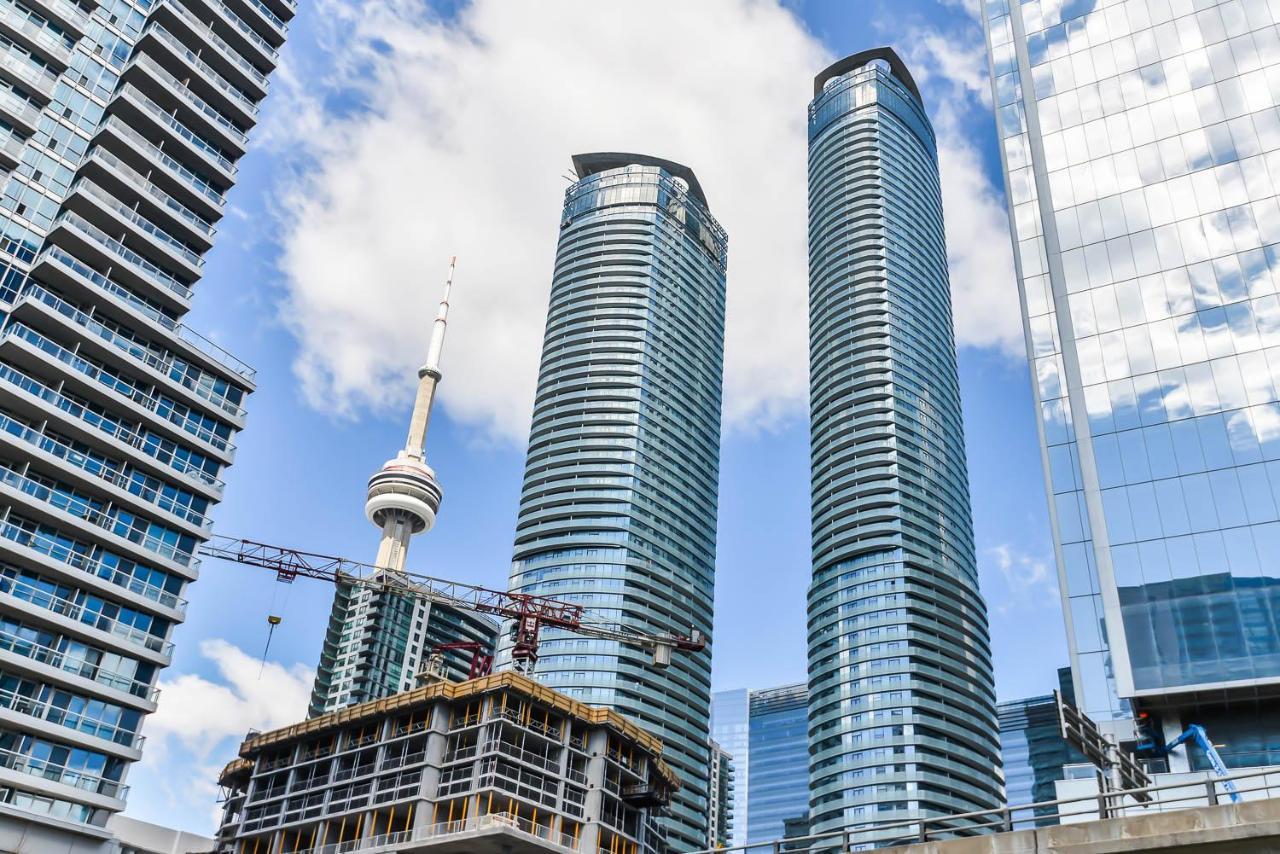 Condo Downtown, Cn Tower, Financial District Toronto Kültér fotó