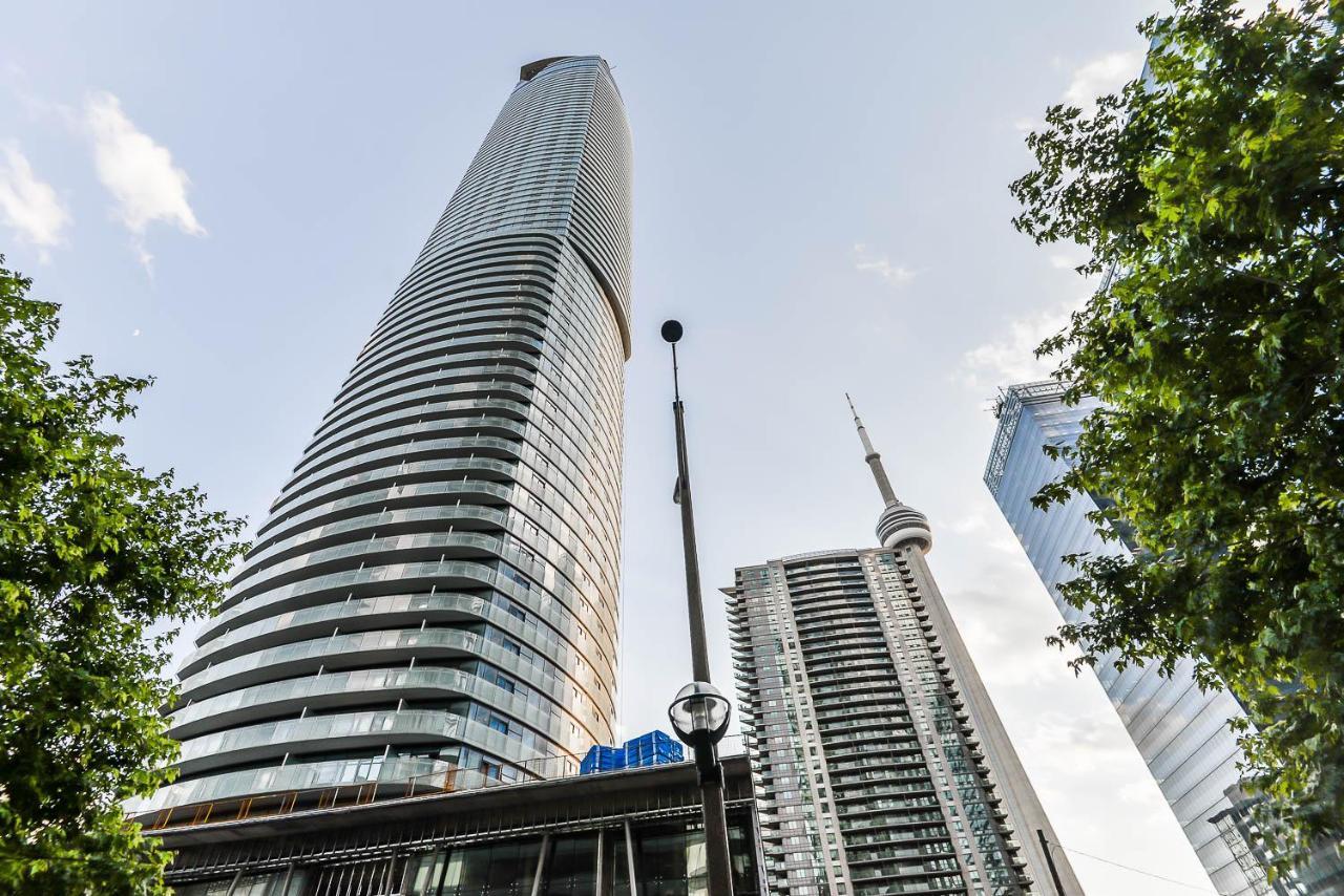 Condo Downtown, Cn Tower, Financial District Toronto Kültér fotó