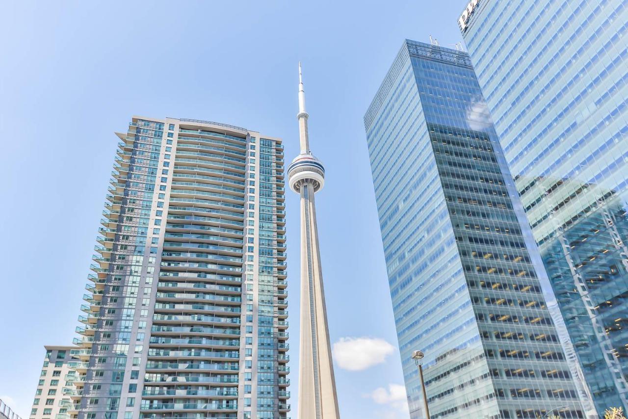 Condo Downtown, Cn Tower, Financial District Toronto Kültér fotó