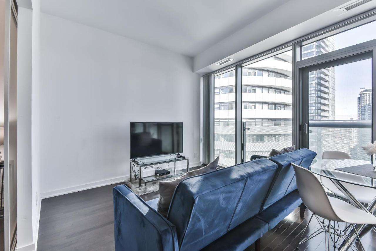 Condo Downtown, Cn Tower, Financial District Toronto Kültér fotó